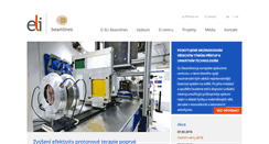 Desktop Screenshot of eli-beams.eu